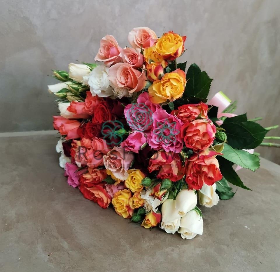 Букет цветов из: Розы в Мандрово