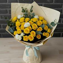 Букет цветов из:  Розы в Мандрово