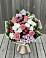 Букет цветов из: Альстромерии, Гвоздики, Розы и Хризантемы в Мандрово