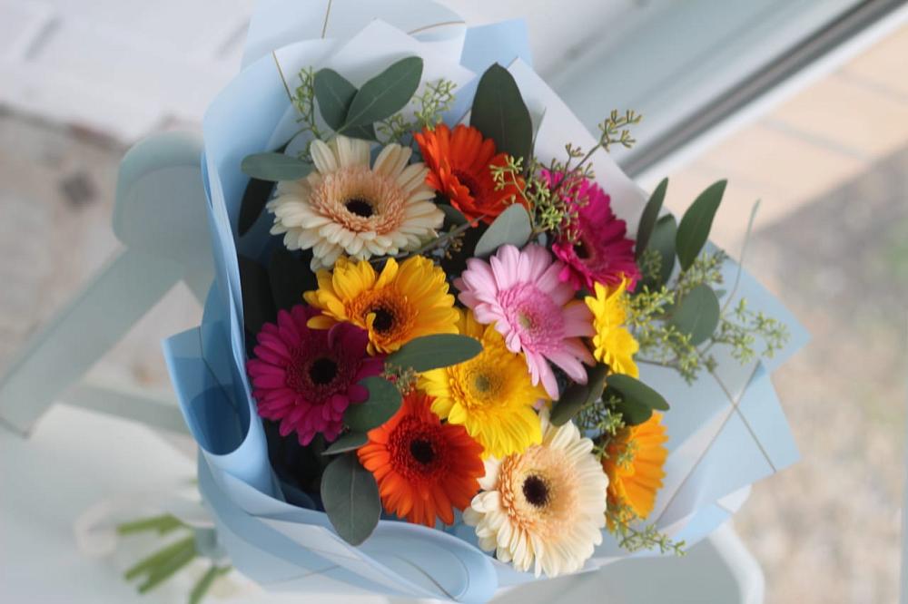 Букет цветов из: Герберы в Мандрово