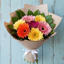 Букет цветов из:  Герберы #REPLACE_PRED# Мандрово