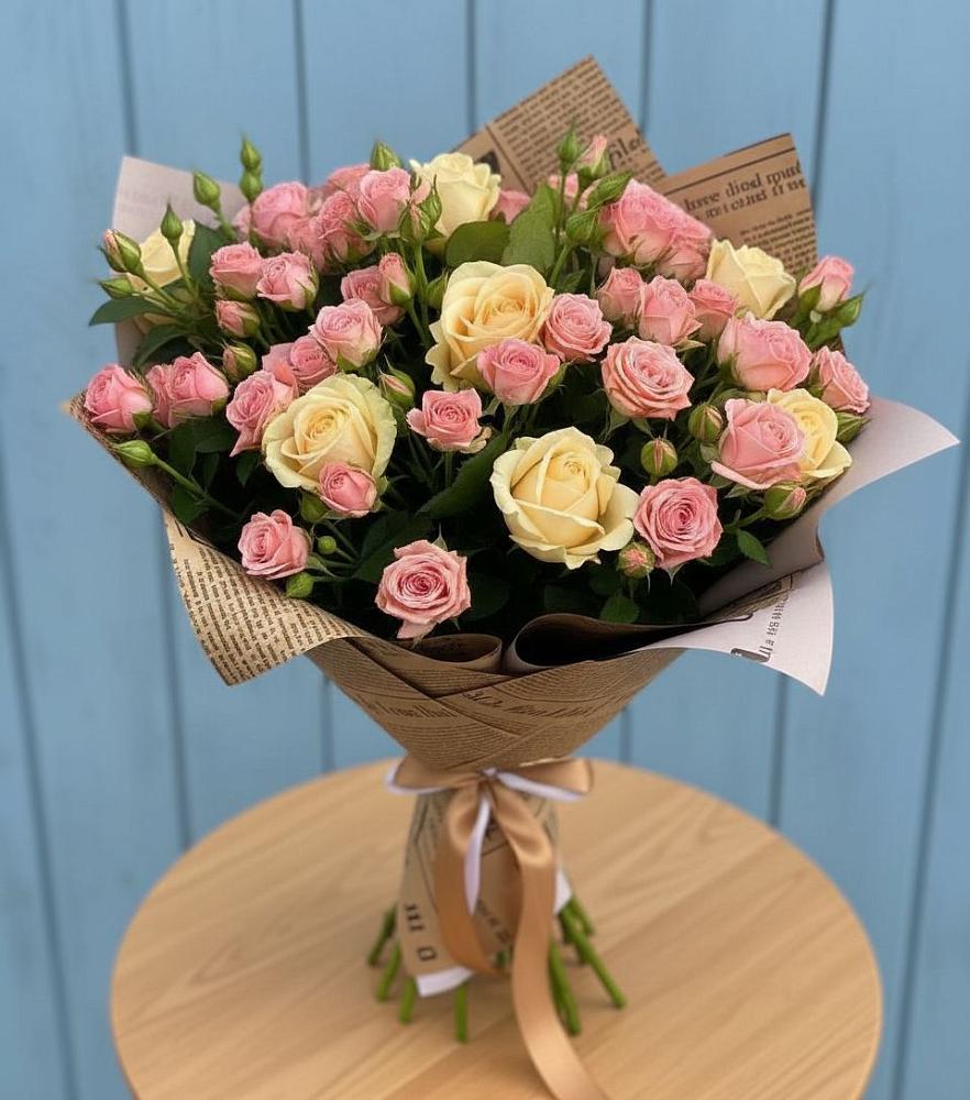 Букет цветов из: Розы в Мандрово