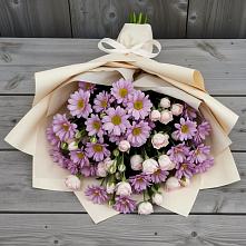 Букет цветов из:  Розы и Хризантемы в Мандрово
