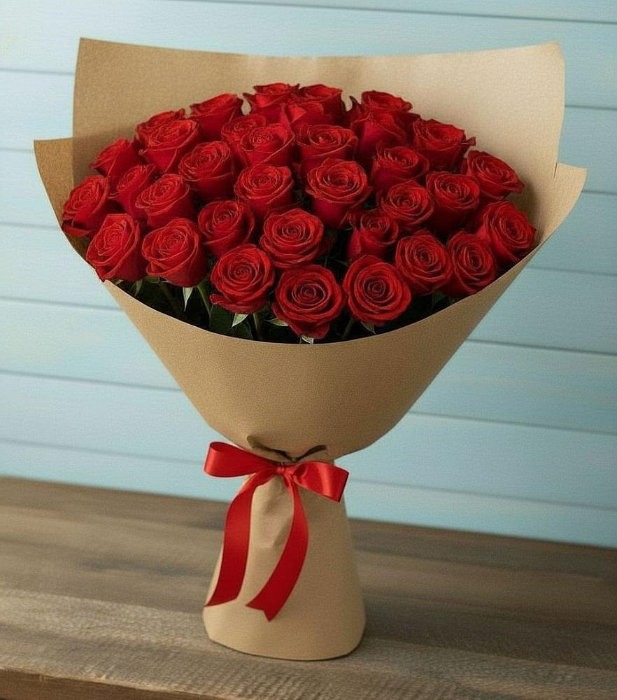 Букет Красные розы Милано в Мандрово