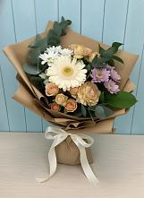 Букет цветов из:  Герберы и Хризантемы в Мандрово