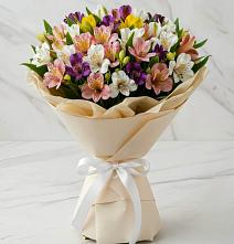 Букет цветов из:  Альстромерии в Мандрово