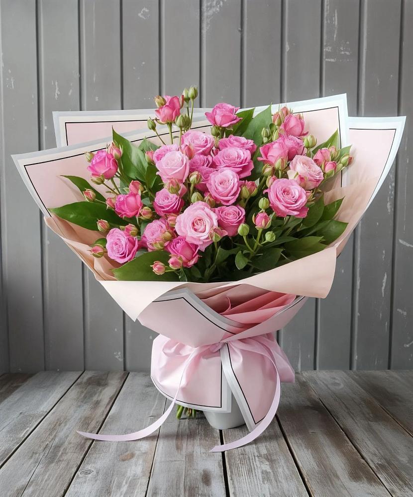 Букет Розовый кустик в Мандрово