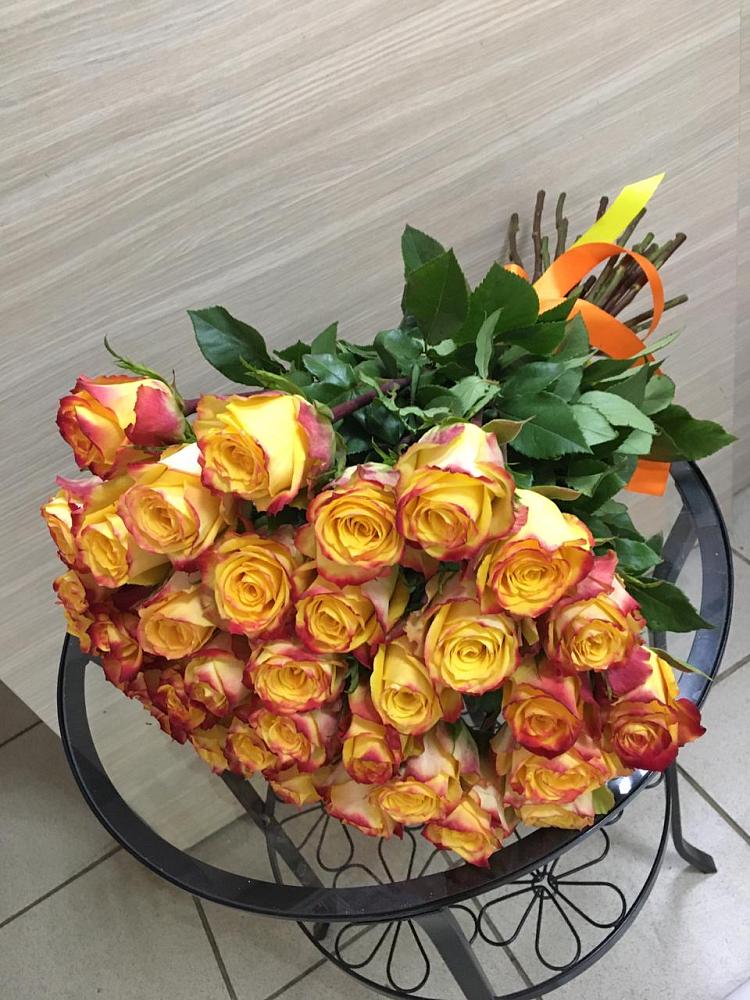 Букет Желтые розы в Мандрово