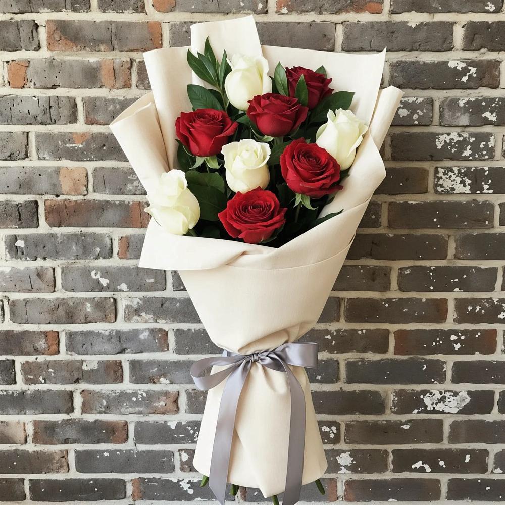 Букет цветов из: Розы в Мандрово