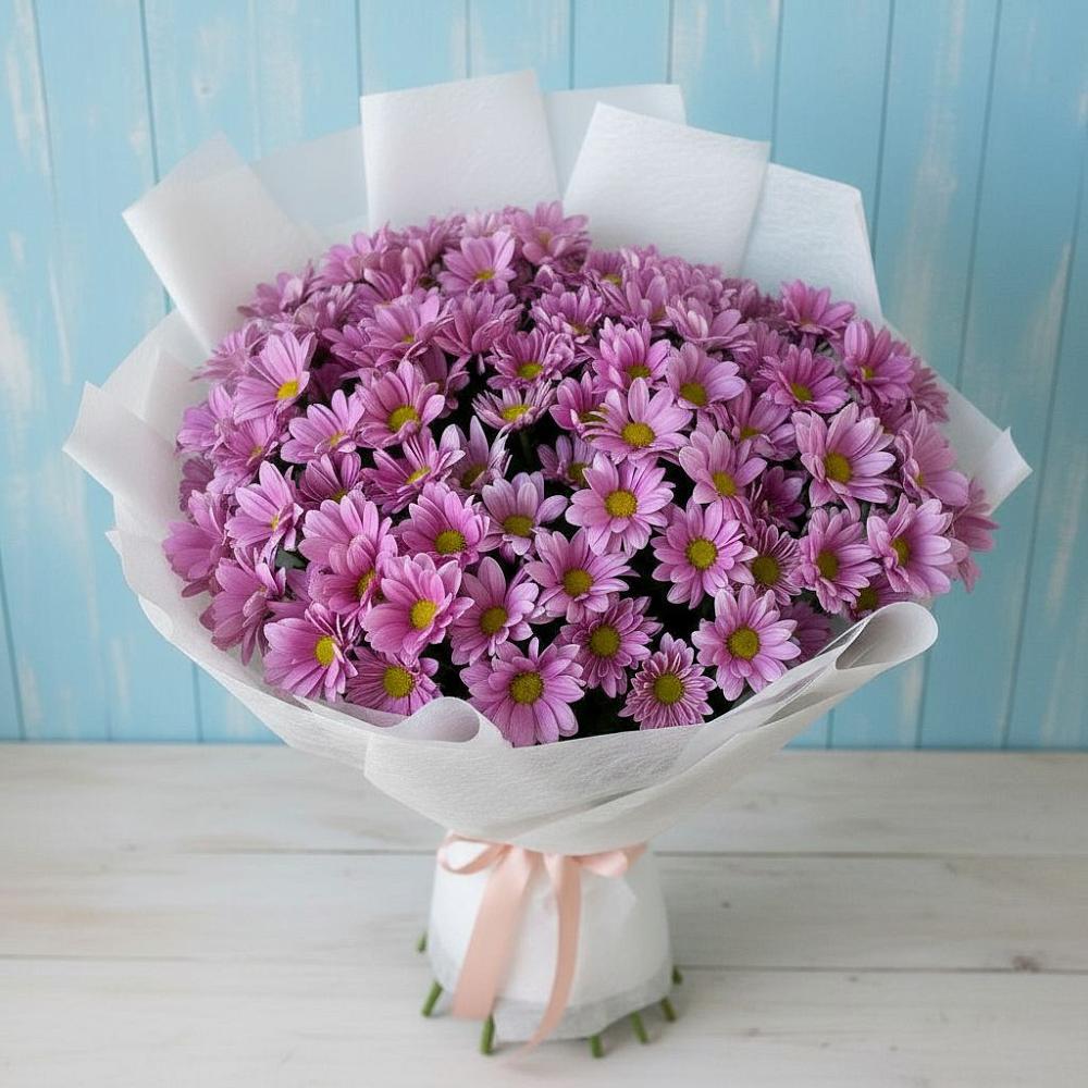 Букет цветов из: Хризантемы в Мандрово