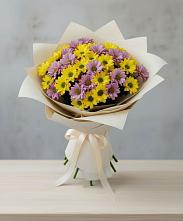 Букет цветов из:  Хризантемы #REPLACE_PRED# Мандрово