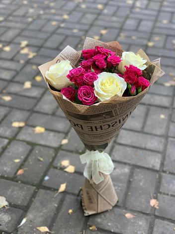 Букет цветов из: Розы в Мандрово
