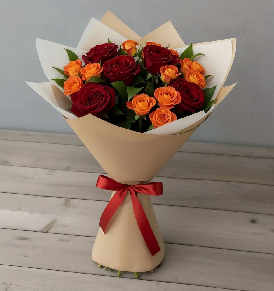 Букет Любовь и восторг в Мандрово